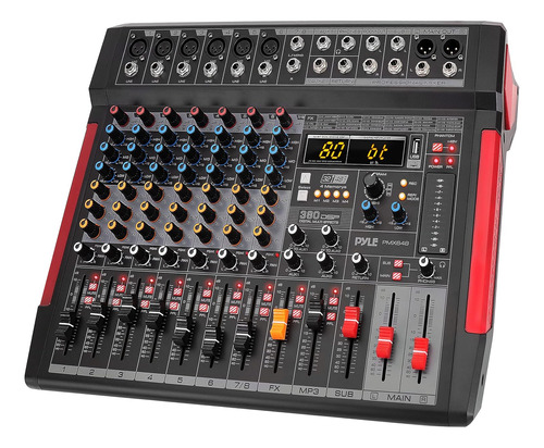 Controlador Mezclador De Audio Pyle Professional Dj - D De 8