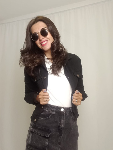 Campera Black In De Jean Para Mujer