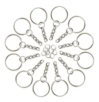 Comprar Argolla Llavero Sin Fin + Cadena + Argolla Unión X 100 Unis