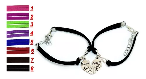 kit 2 pulseiras best friends