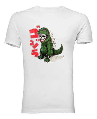 Playera T-shirt Japón Godzilla Calavera 