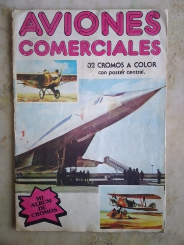 Album Figus Aviones Comerciales, Completo, 1979