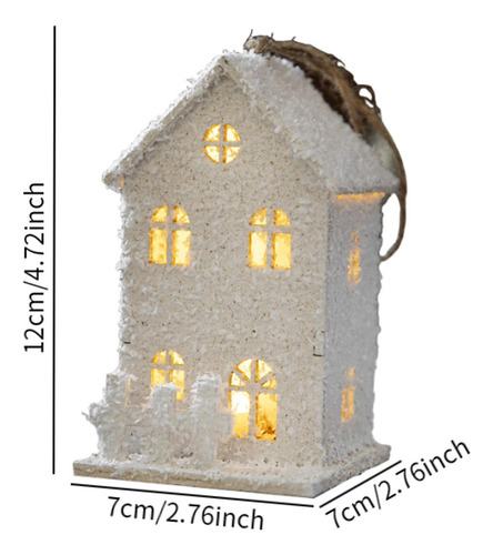 Colgante De Árbol De Navidad, Casa De Pueblo Con Estilo F