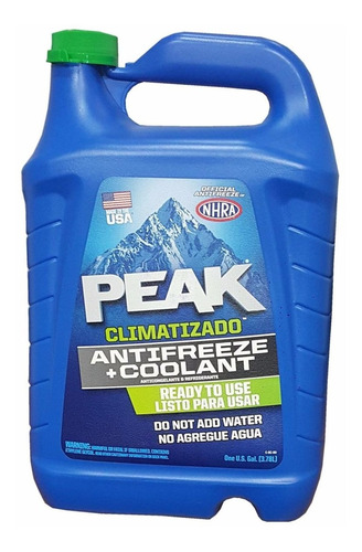 Refrigerante Peak Para Auto 3.78lt Verde Made In Usa