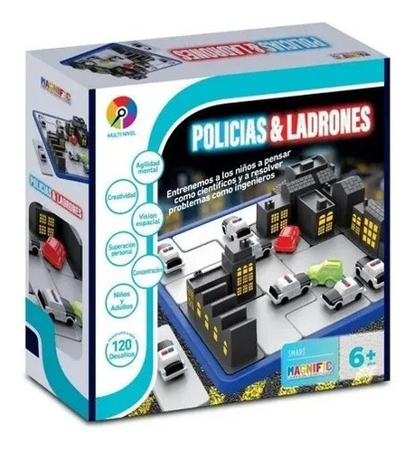 Juego De Mesa Policías Y Ladrones P/adultos Y Niños