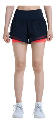 Short Mujer Under Armour Run Anywhere Short Negro