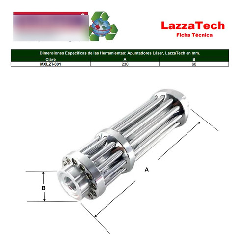 Kit De Rayo Láser Potente, Mxlzt-001, Potencia 1500mw, Alcan Láser Azul