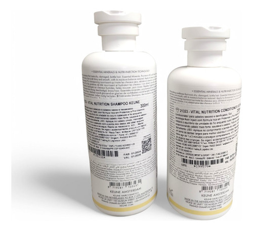 Kit Shampoo E Condicionador Keune Care Vital Nutrition