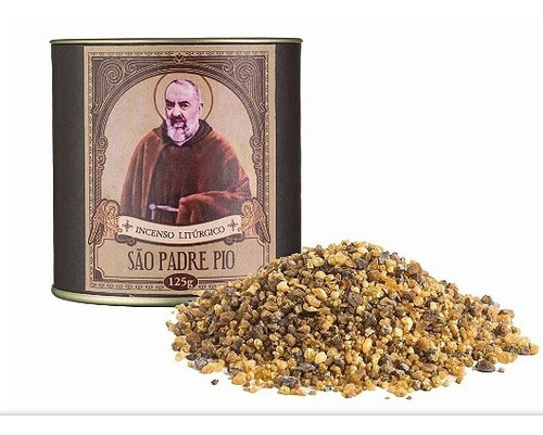 Incenso Litúrgico Igreja Católica Missa São Padre Pio 125g