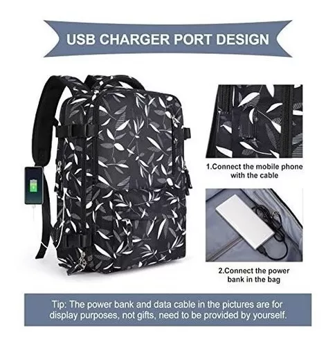 Mochila de Mujer, Viaje Escuela Deportes Senderismo, USB -03