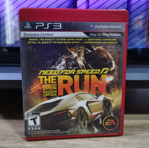 Need For Speed The Run Limited Edition - Juego Ps3