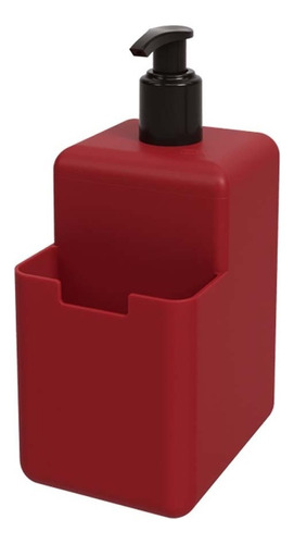 Dispenser Detergente Porta Esponja Color Coza Pettish Online Color Rojo