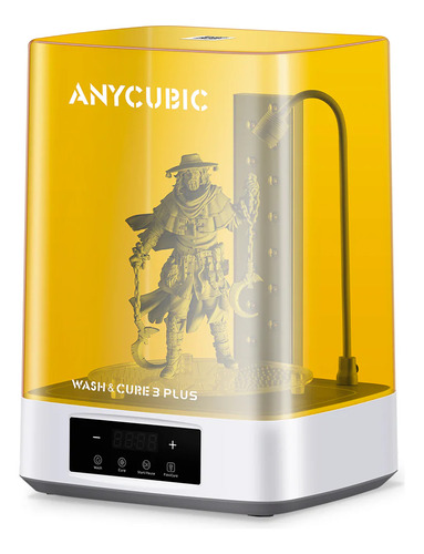 Anycubic Wash & Cure 3 Plus Maquina Lavado Y Curado Resina Color Blanco
