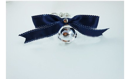 Collar Hecho A Mano De Lolita Para Dama, Gargantil Blue