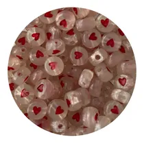 Comprar Separador Luneta 7mm Trasparente Con Corazon Rojo, 200 Pzas