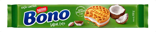 Biscoito Recheado De Coco Bono 100g