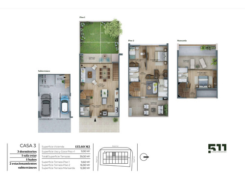 Casa Tipo Townhouse