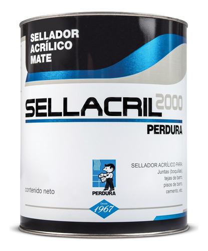 Sellador Acrílico Mate Sellacril 1l Boquillas Teja Barro