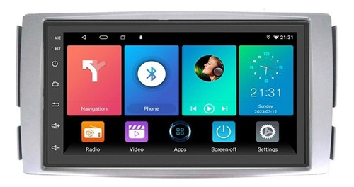 Estéreo Hyundai Santa Fe 2006-2012 Android Carplay 4+64g