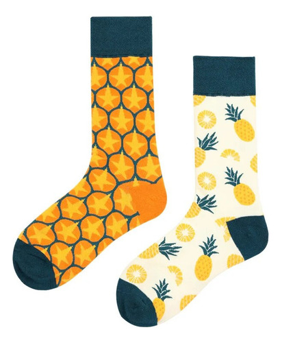 Calcetines Originales New Ab Para Mujer, Asimétricos, Creati