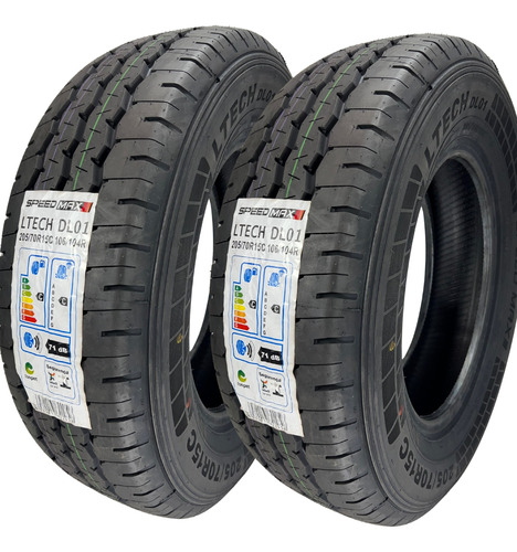 Kit 04 Pneus 205/70r15c 106/104r Dl01 Speedmax Hr Iveco Van