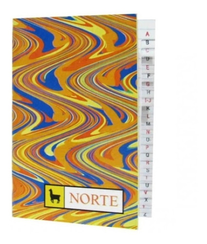 Cuaderno Libreta Norte 401 Indice Telefonico 40 Hojas Rayada
