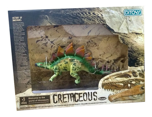 Cretaceous Dinosaurios 18 Cm Estegosaurio Full