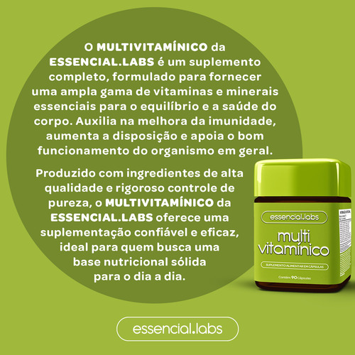 KIT CÚRCUMA 130mg - 30 doses + MULTIVITAMÍNCO de A a ZINCO - 90 cápsulas