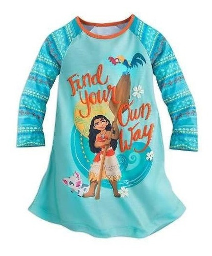 Moana Pua Camison Pijama Talla  3 Y 5-6 Disney Store