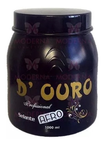 1 Selante, Efeito Selagem  Cabelos Afros D Ouro 1000g