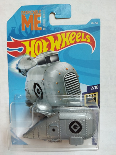Hot Wheels Gru Grumobile Minions Depicable Me Scre 2/10 Mo1 