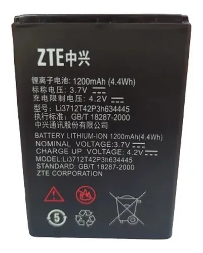 comprar Bateria Pila Celular Zte Kiss Ii Max V815 1200 Mah