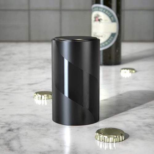 Automatic Beer Bottle Opener Push Down Lid Quick Open Magnet
