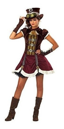 Disfraces De California Steampunk Girl Tween Costume, X-larg