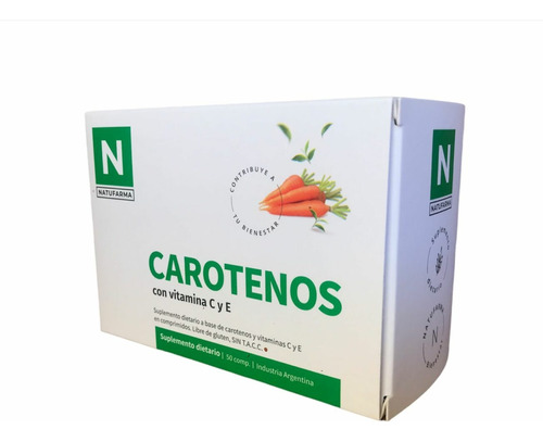 Natufarma Carotenos Con Vitaminas C Y E X30 Comprimidos 