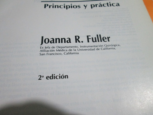 Instrumentación Quirúrgica Principios Y Practica 2da Edición (Usado)