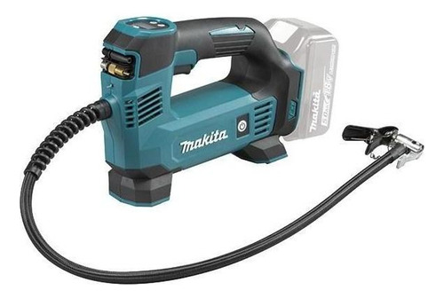 Compresor Inalambrico 18v 8.3 Bar Makita Dmp180z (inflador) Color Turquesa