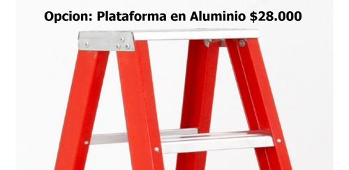 Escalera Tijera Fibra Vidrio 7 Pasos / 2.10 Metros 114 Kg
