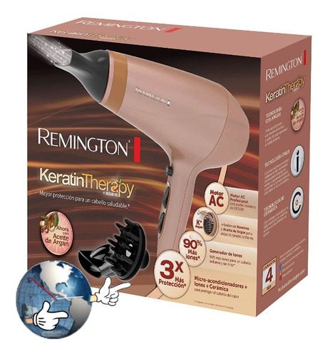 Secadora De Cabello Remington Keratin Therapy Ac8820