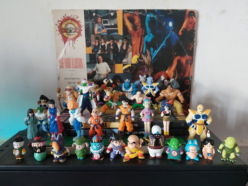 Colección Dragon Ball Muñequitos  Sobre Plateado 