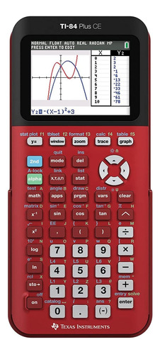 Texas Instruments Ti-84 Plus Ce Radical Red Graphing Calcula