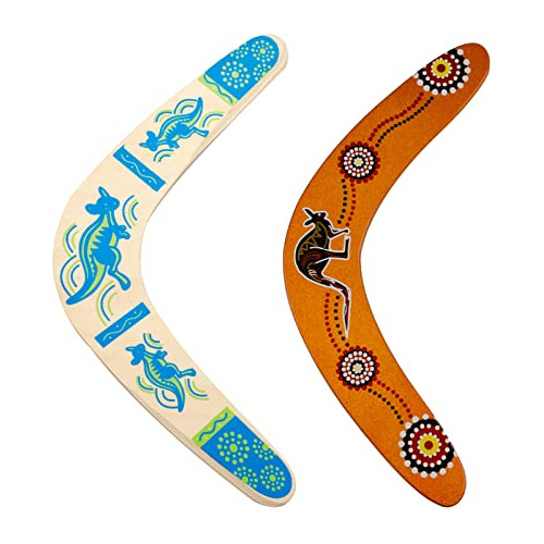 Boomerang Niños, Paquete De 2, Estilo Australiano, Hec...