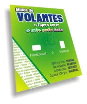 Comprar 5mil Volantes Tamaño Carta, Impresos Color Ambos Lados