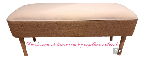 Pie De Cama Nordico Rectangular