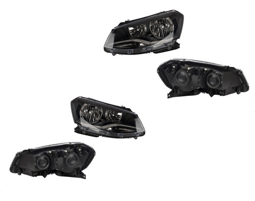 Par De Faros Depo Volkswagen Saveiro 2013 2014 2015 2016