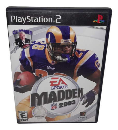 Madden Nfl 2003 Ps2 Videojuego Playstation 2