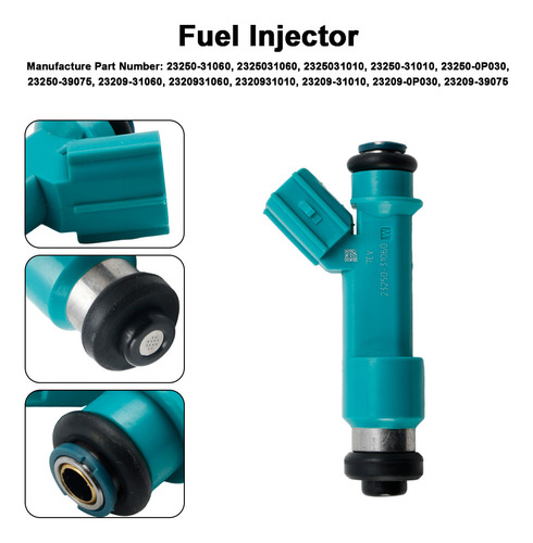 Qw1 Inyector De Combustible De 1 Pieza Toyota Tacoma 4runne