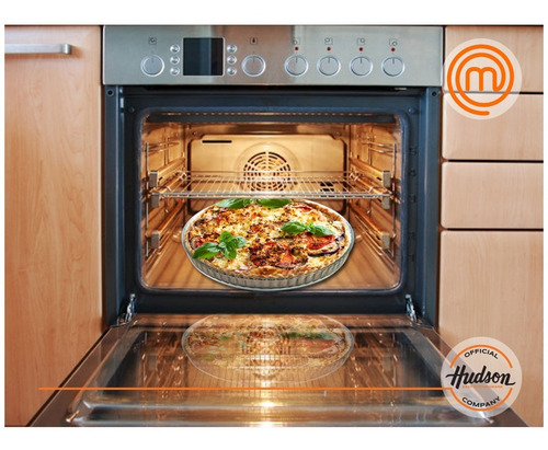 Fuente Vidrio Templado Hudson Redonda Horno 27x3.5 Cm