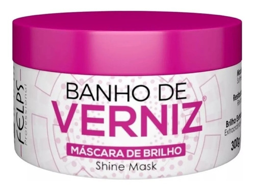 Máscara Banho De Verniz Brilho Intenso 300g Felps