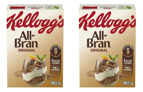 Cereal All Bran Original Kellogg's 465 Gr 2 Pzas